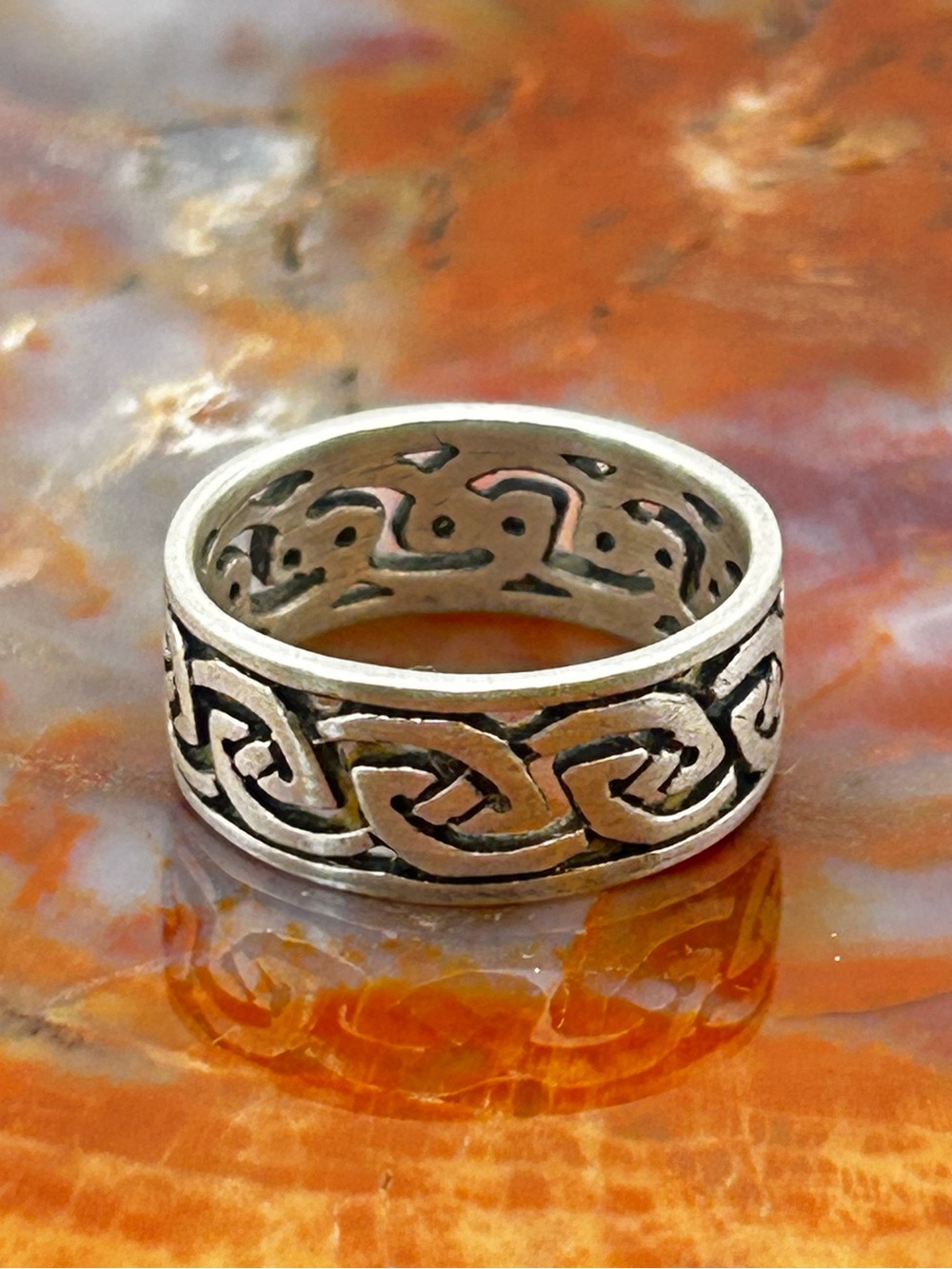 Sterling Silver Ring Band - Size 6